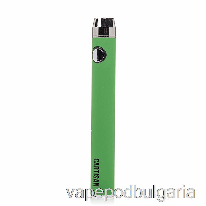 Vape Течности Cartisan бутон Vv 900 двойно зареждане 510 батерия [micro] зелен